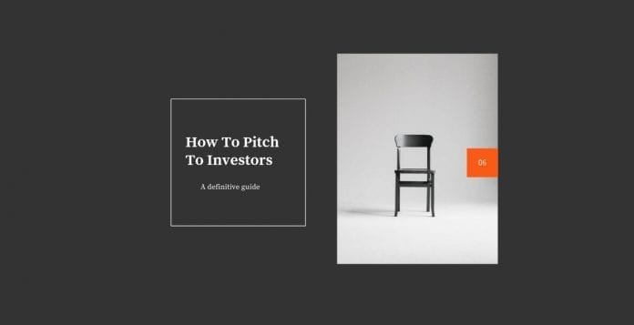 How to pitch to investors