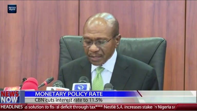 CBN Reduces MPR to 11.5%