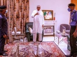 Find Out What Buhari Has to Say on The #EndsarsNow Protest Buhari meets IGP over SARS