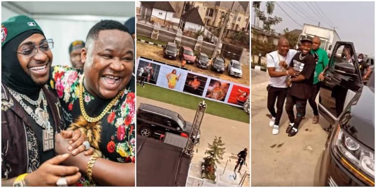 Davido Placed Owerri to Standstill as he Attended Cubana Chiefpriest Wife’s Birthday